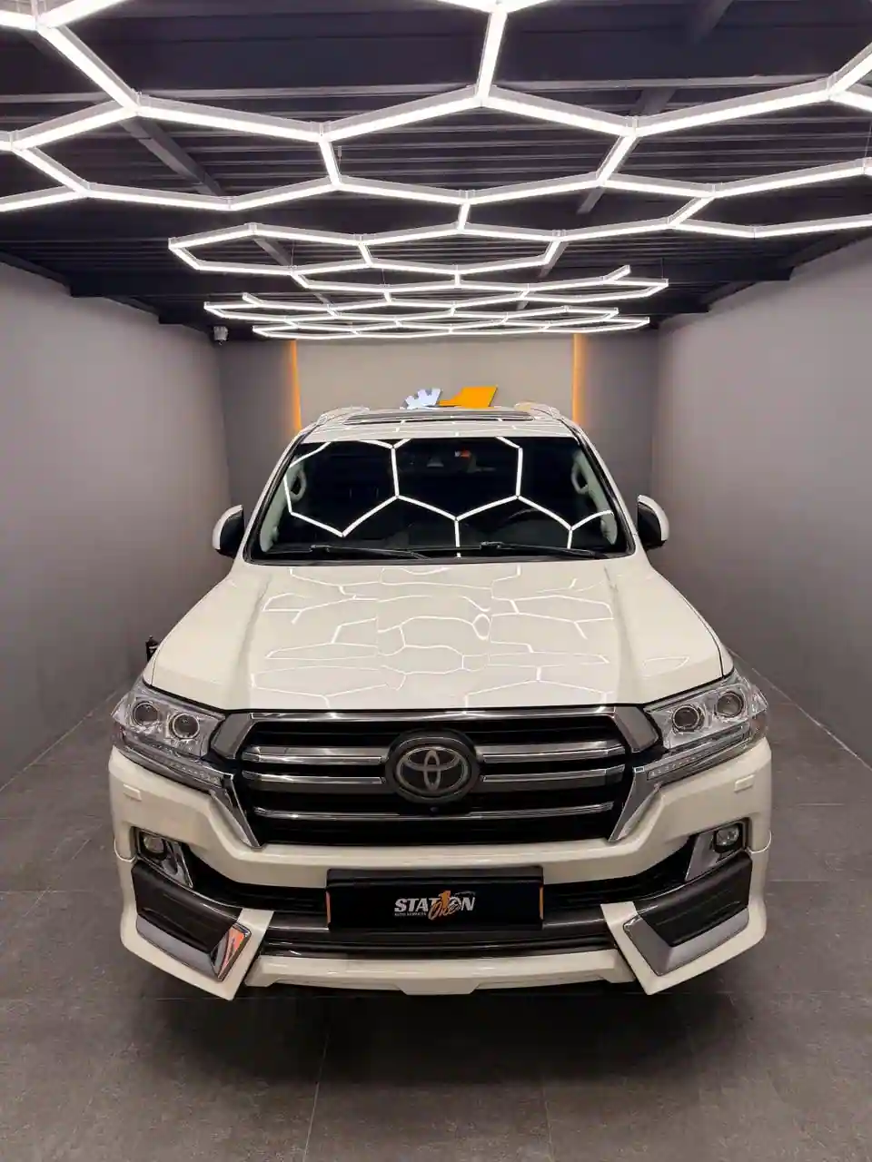 Land Cruiser white 00325-Station One Autos Dubai